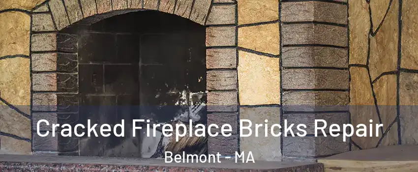  Cracked Fireplace Bricks Repair Belmont - MA