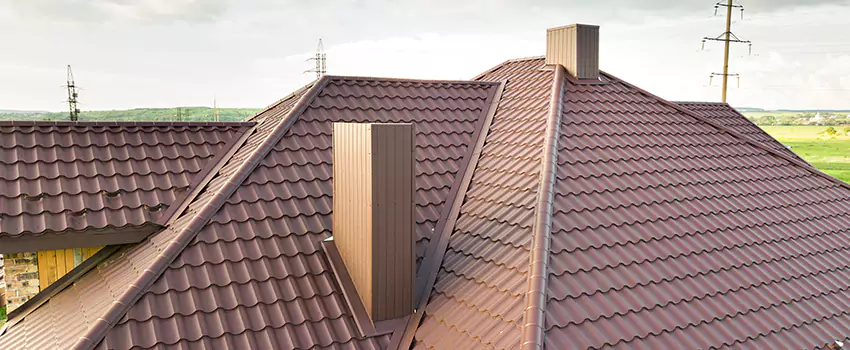 Residential Chimney Flashing Restoration in Belmont, MA