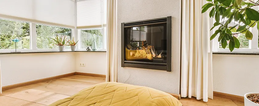 Residential Fireplace Ceramic Glass Installation in Belmont, MA