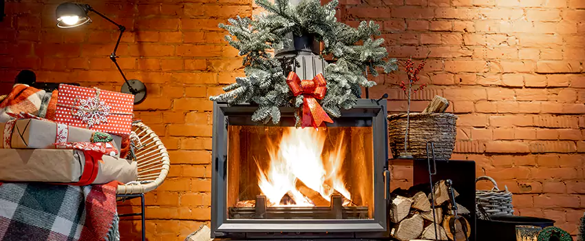 Travis Industries Linear Gas Fireplace Installation in Belmont, Massachusetts
