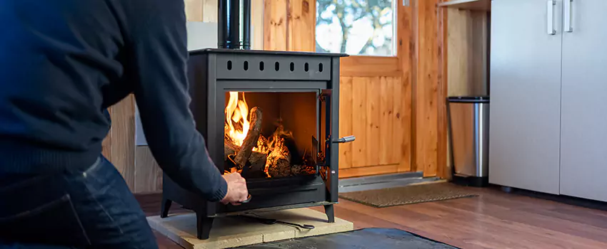 Open Hearth Wood Fireplace Installation in Belmont, MA