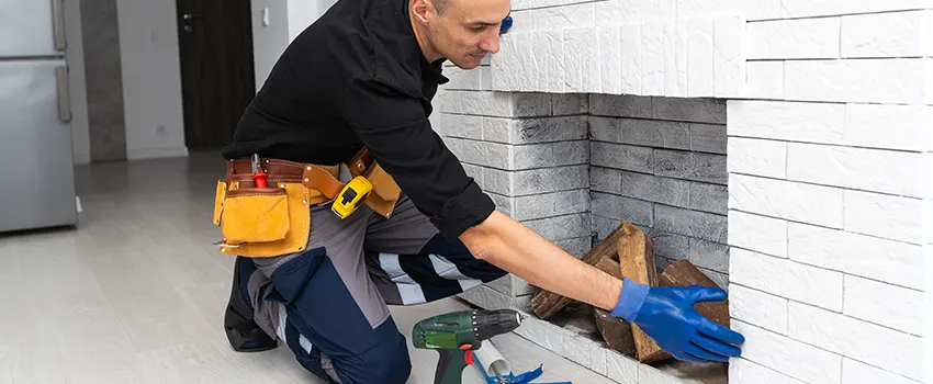 Fireplace Damaged Damper Frame Repair Services in Belmont, Massachusetts