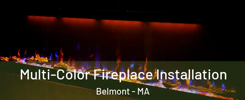  Multi-Color Fireplace Installation Belmont - MA