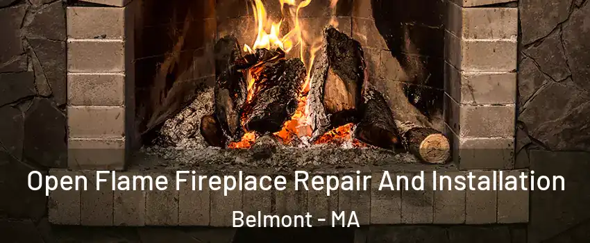  Open Flame Fireplace Repair And Installation Belmont - MA